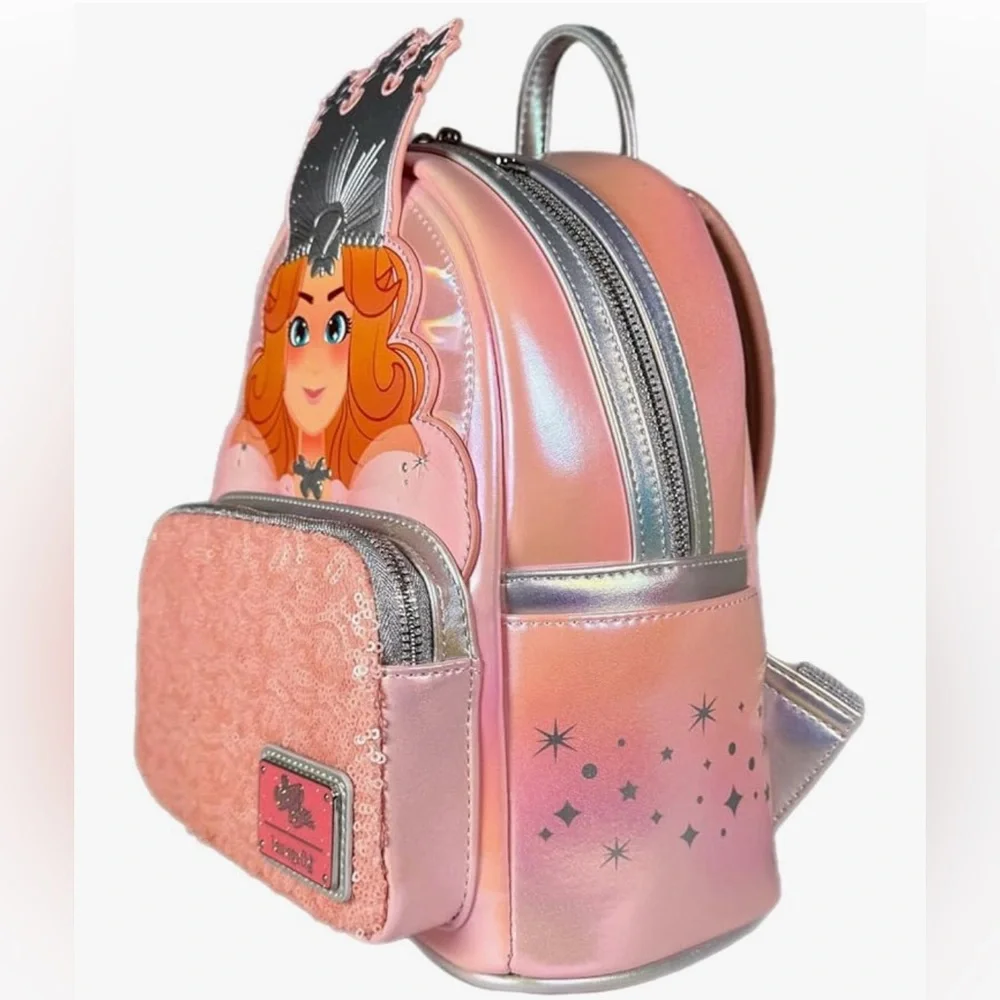 Loungefly WOZ Glinda the Good Witch Cosplay Mini Backpack